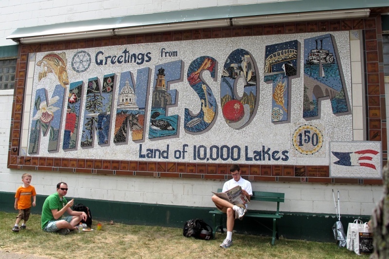 Minnesota sign at the State Fair